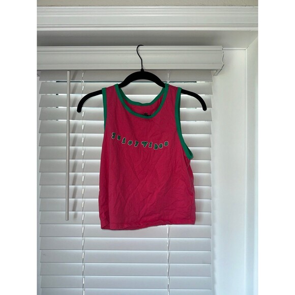 Juicy Couture Juicy Vibes Pink Tank Top - Picture 1 of 3